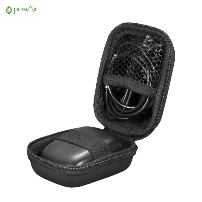 pureAir PERSONAL Air Purification Unit with Charging Cord in Carrying Case